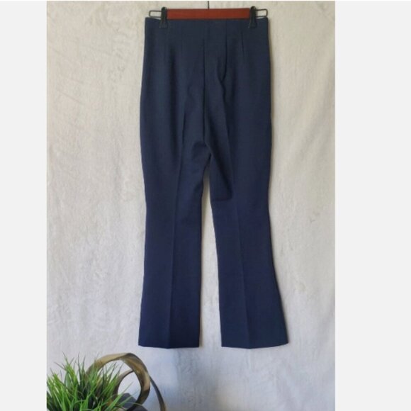 Banana Republic Bootcut Cropped PONTE Pull-On Pants Navy Blue XS #706708 RT$100 - Picture 7 of 7